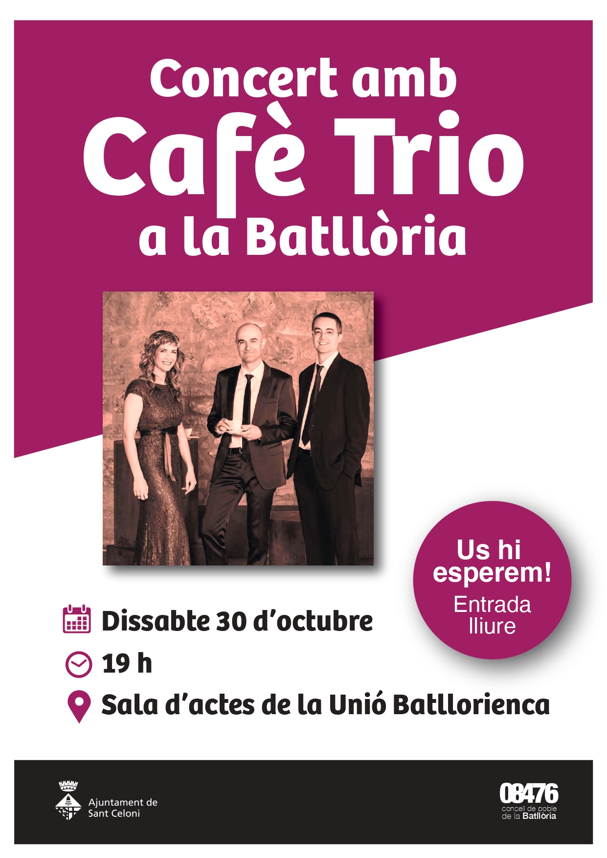 Concert i ball amb Caf Trio