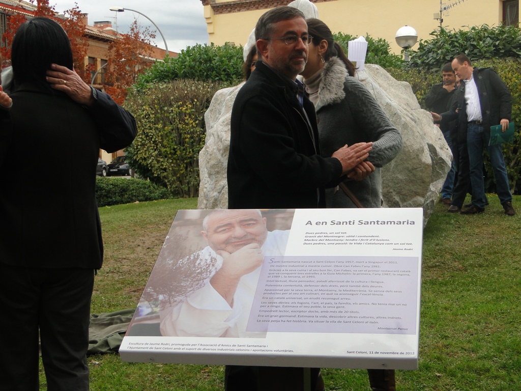 Inauguraci de l'escultura a en Santi Santamaria - Foto 56218507
