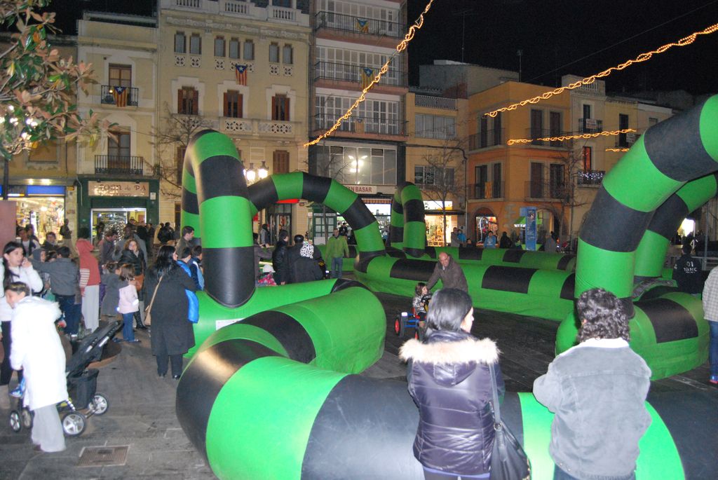 Circuit inflable de karts
