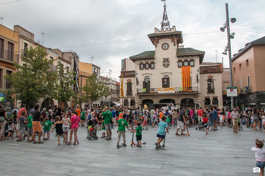Passejada amb patins i patinets
