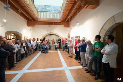 Inauguraci de l'exposici "Set artistes interpreten poetes catalans" a la Rectoria Vella