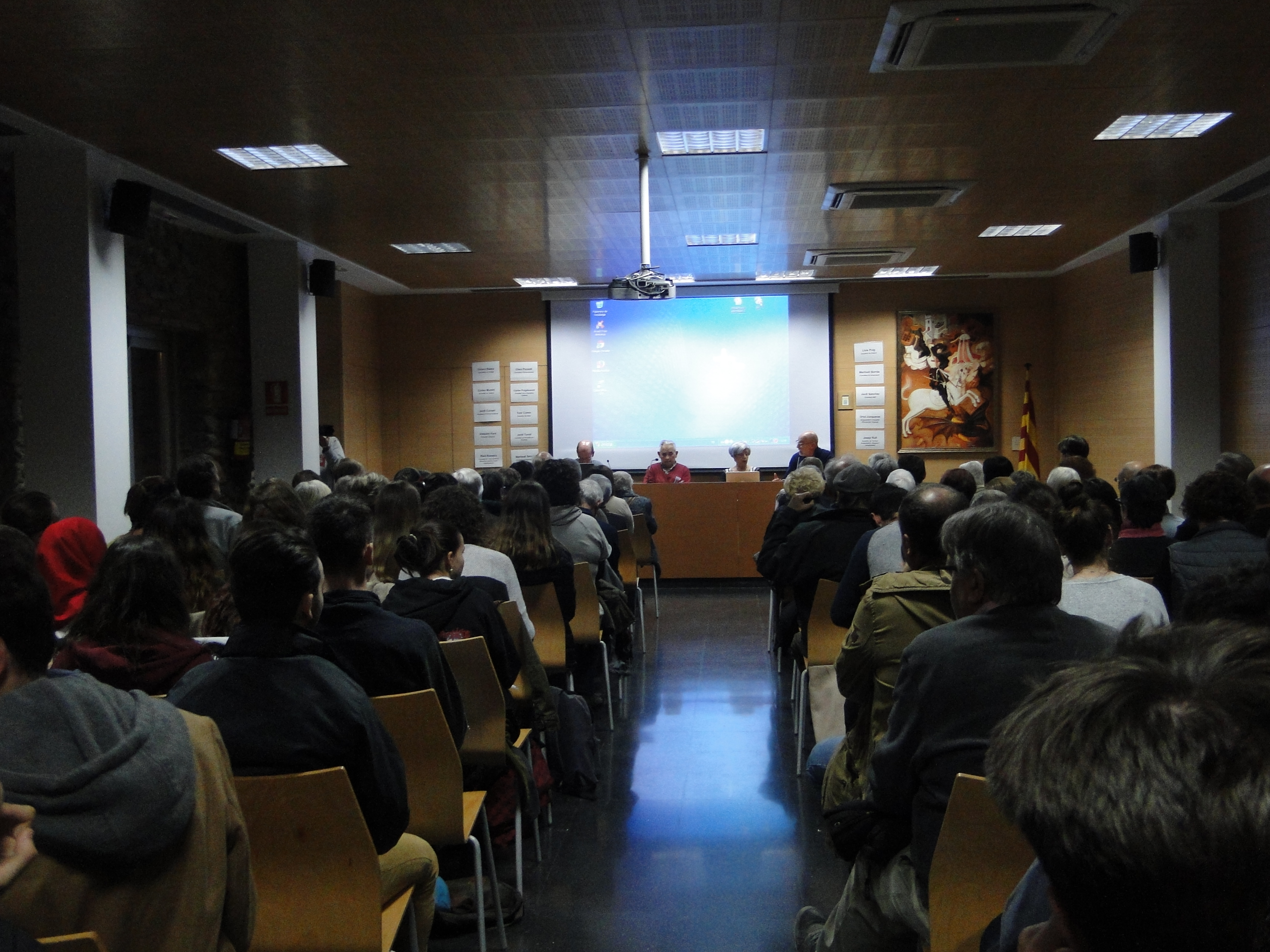 Conferència de Josep M. Abril i testimoniatges de M. Dolors Blanché i Salvador Bordoy (17-11-2017) - Foto 40495248