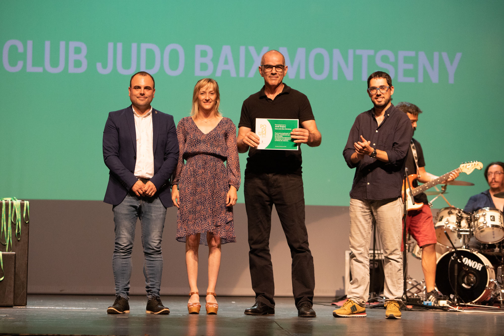 Diploma a Jordi Grajera del Club Judo Baix Montseny