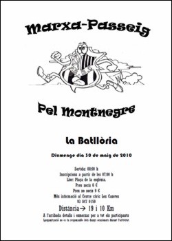 Marxa pel montnegre - Penya barcelonista La Batllòria