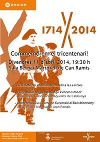 cartell tricentenari acte 11 abril