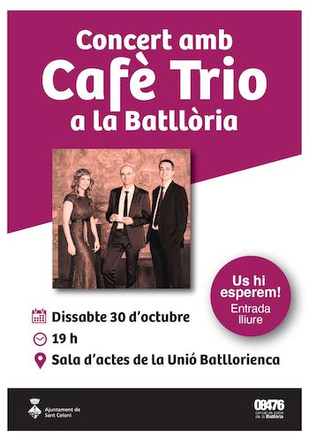 Concert i ball amb Cafè Trio