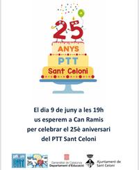 Pòster 25è aniversari PTT