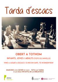 Cartell escacs gener