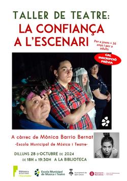 Cartell taller teatre joves