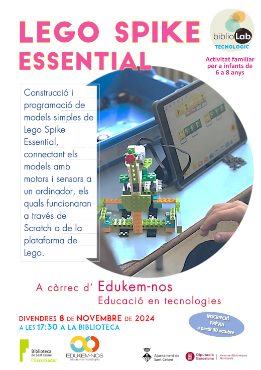 cartell Bibliolab LEGO Spike