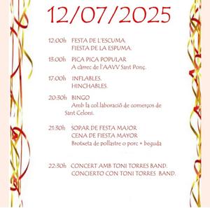 festa major sant ponç