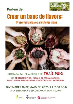 cartell banc de llavors