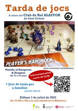 cartell jocs de rol