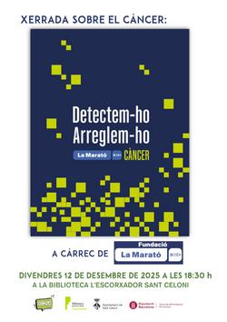 Cartell xerrada marató 25