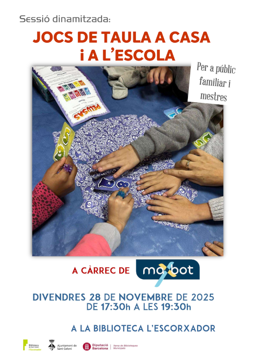 cartell jocs taula Maxbot cartell jocs taula Maxbot