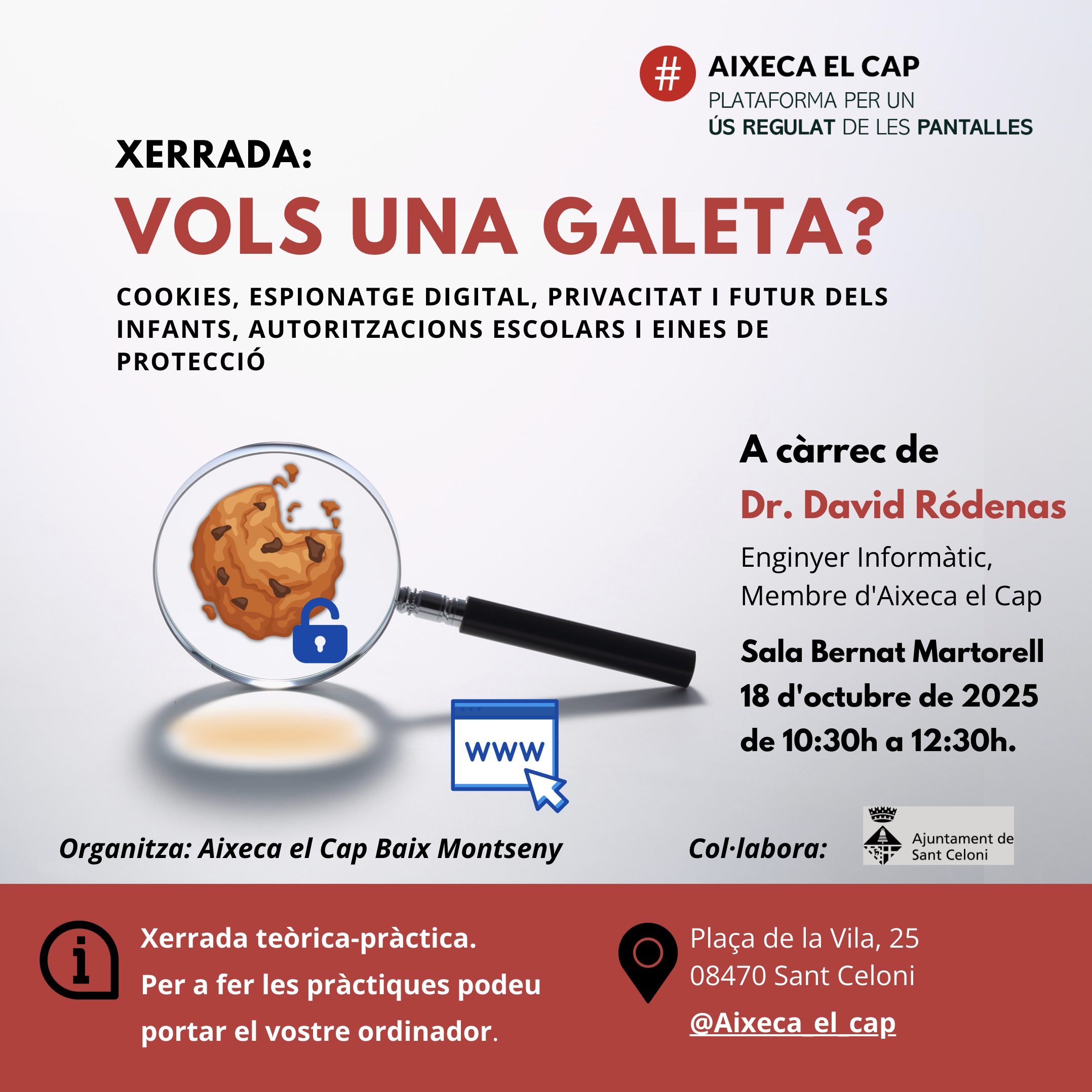 Xerrada Vols una galeta?