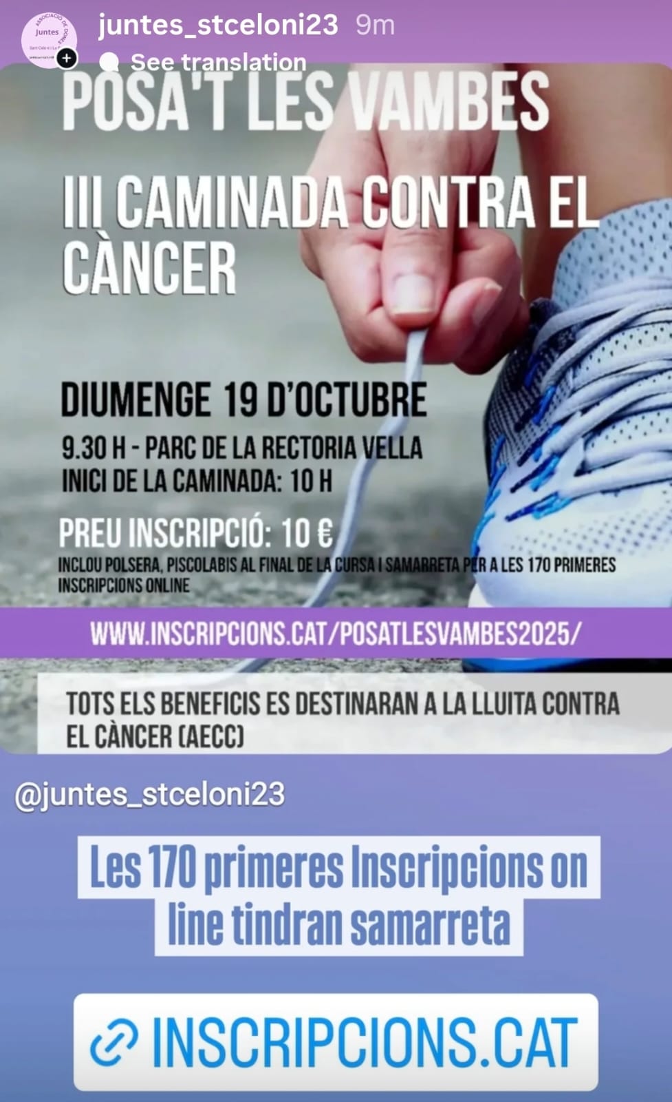 Posa't les vambes
