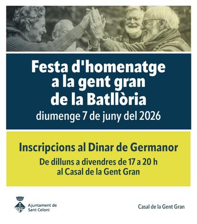 Homenatge gent gran Batll&ograve;ria