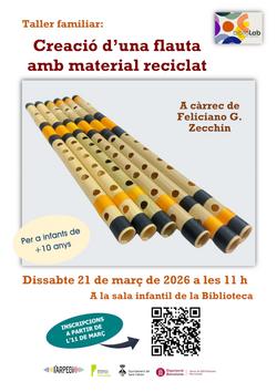 Cartell Taller flauta Feliciano