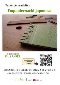 Cartell taller enquadernaci&oacute;