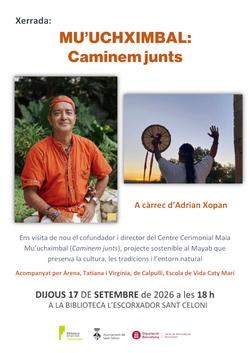 Cartell xerrada Adrian Xopan