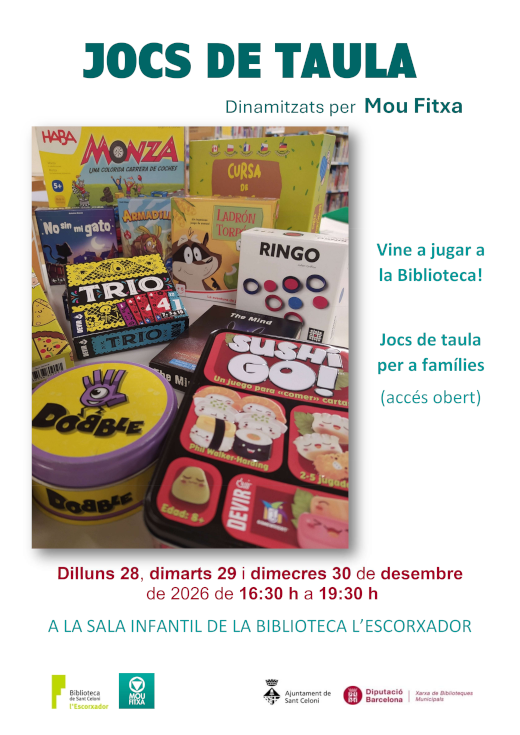 Cartell Jocs Mou Fitxa