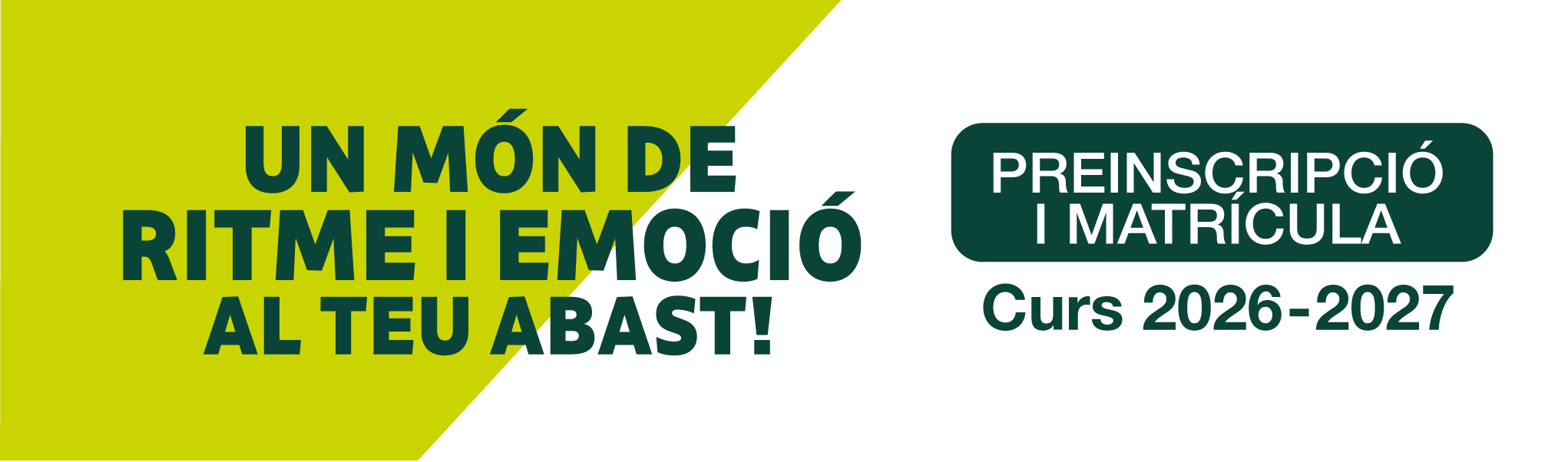 Preinscripcio i matr&iacute;cula