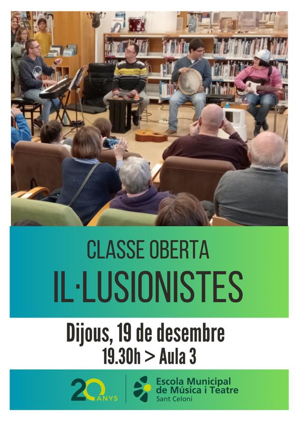 Cartell classe oberta Il&middot;lusionistes