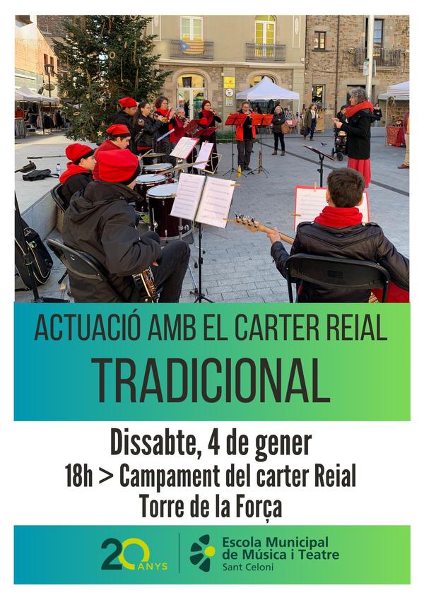 Tradicional amb el carter reial