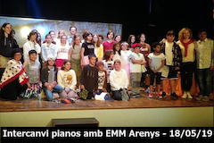 20190518 Àlbum Intercanvi pianos amb EMM Arenys de Mar