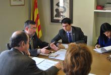 Reuni&oacute; Alcalde i diputat d'Infraestructures