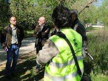 T&egrave;cnics vinculats a l'obra s'han reunit aquest mat&iacute; amb t&egrave;cnics municipals acompanyats de l'alcalde en el terreny on es construir&agrave; l'escola