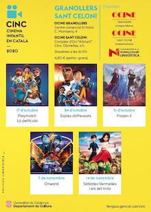 Cartell CINC octubre-novembre 2020