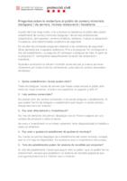 FAQs reobertura comer&ccedil;os
