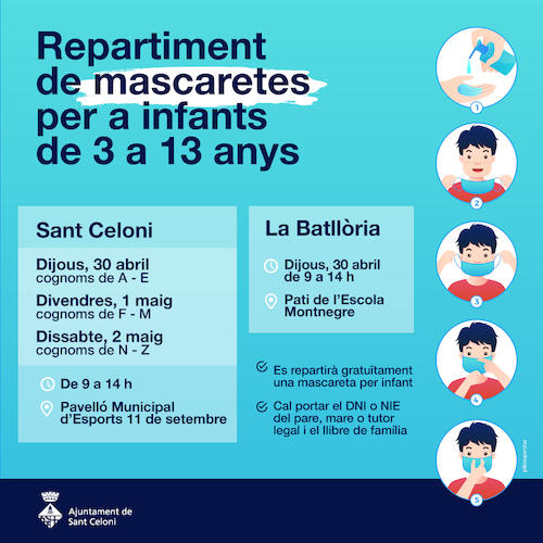 mascaretes infantils