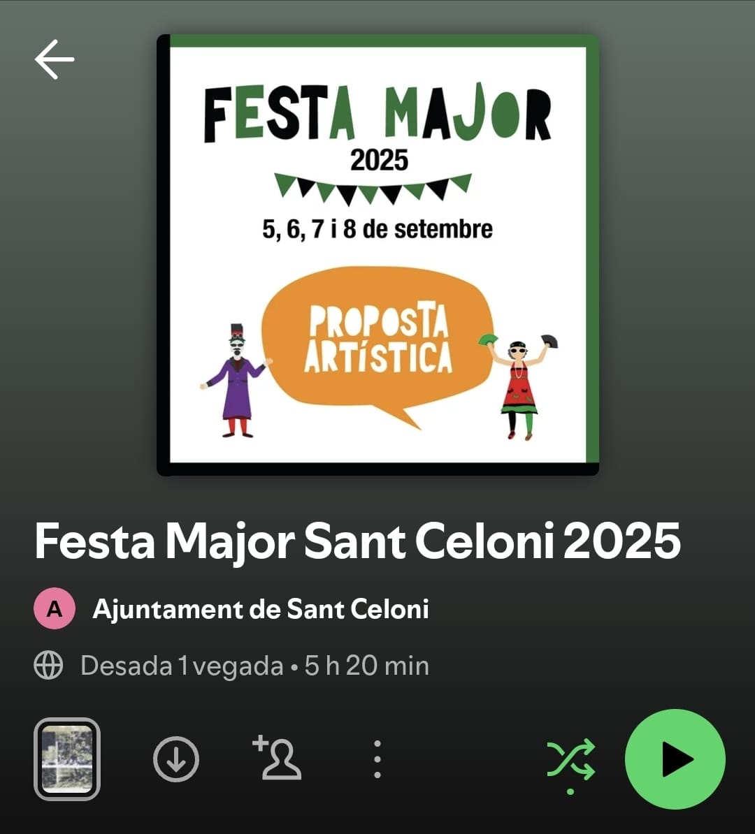 llista spotify fm 25