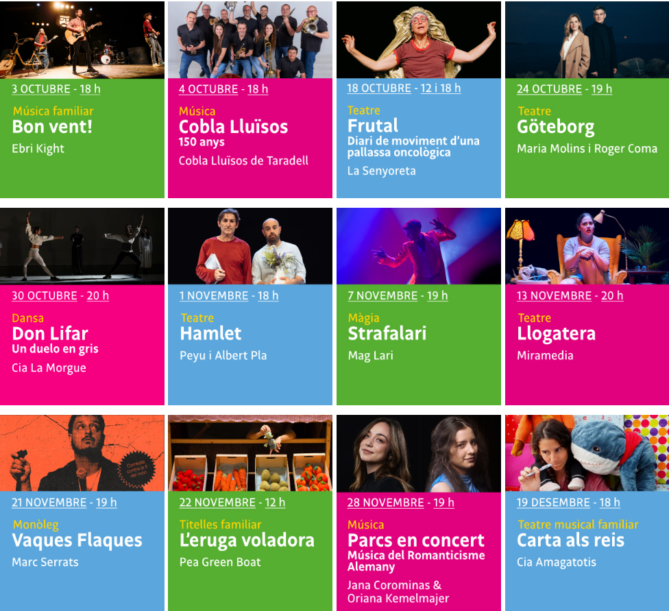 programaci� teatre ateneu sencera